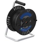 Kabelhaspel 40m - Spatwaterdicht IP44, Randaarde & 4 Stopcon, Verzenden, Nieuw