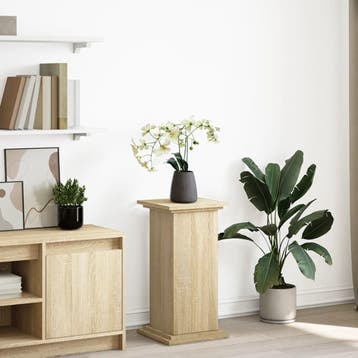 vidaXL Sokkel met opbergruimte 31x30x60 cm bewerkt hout, Verzenden