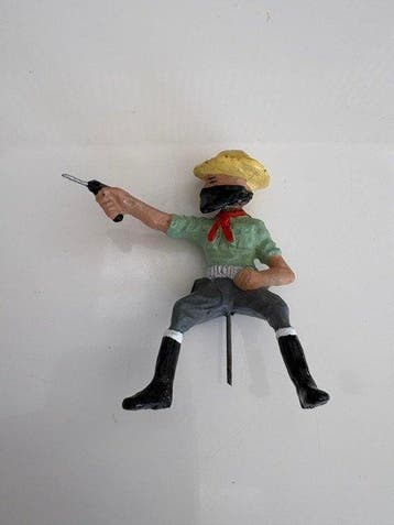 Durso - Figuur - cowboy bandit a cheval durso très rare no