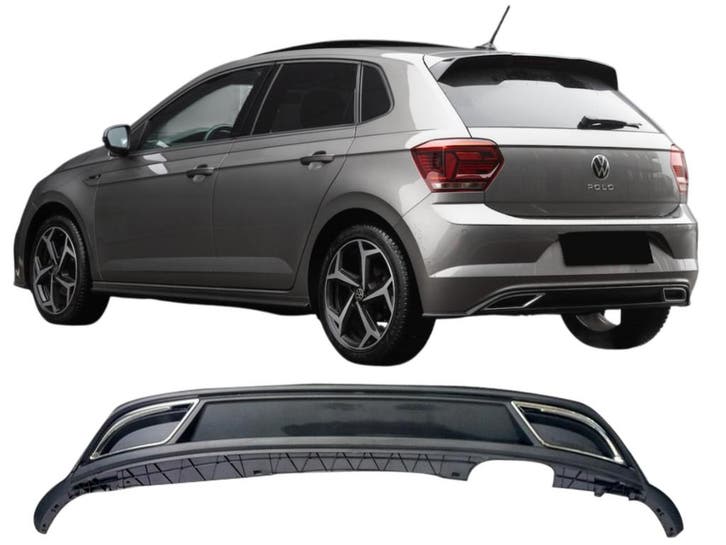 Diffuser | geschikt voor Volkswagen | Polo VI 2017-2025 | ty, Auto diversen, Tuning en Styling, Verzenden