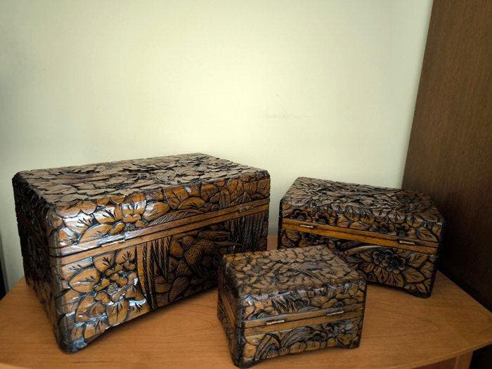 Kist - Hout - China (Zonder minimumprijs), Antiquités & Art, Antiquités | Autres Antiquités