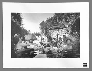 Burt Glinn - Magnum Photos - Members of the Seattle Tubing