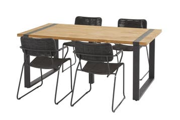 Taste by 4 Seasons Swing tuinset antraciet met Alto tafel, Nieuw