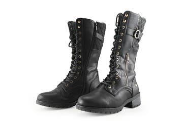 Mustang Snowboots in maat 42 Zwart, Verzenden, Zwart, Snowboots, Zo goed als nieuw