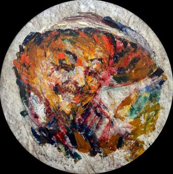 Louis Pastour (1876-1948) - Autoportrait du peintre Louis
