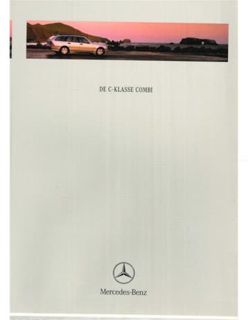 1997 MERCEDES BENZ C KLASSE COMBI BROCHURE NEDERLANDS, Boeken, Nieuw