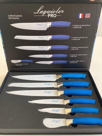 Laguiole PRO - Keukenmes - Kitchen knife set - Staal,, Antiek en Kunst