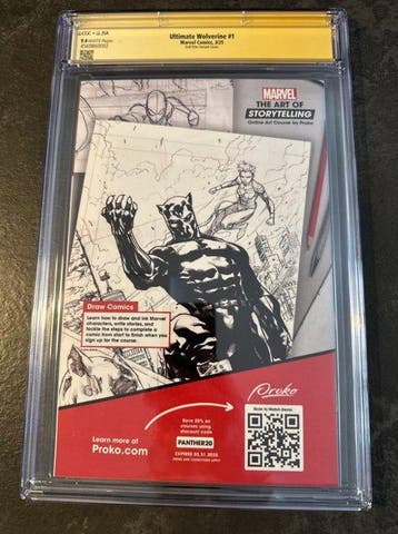 Ultimate X-Men 1 - ULTIMATE WOLVERINE #1 SIGNED X2 DellOtto, Boeken, Nieuw