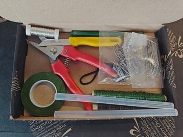 Kerstpakket startpakket hobby en bloemschikken 25, Hobby & Loisirs créatifs