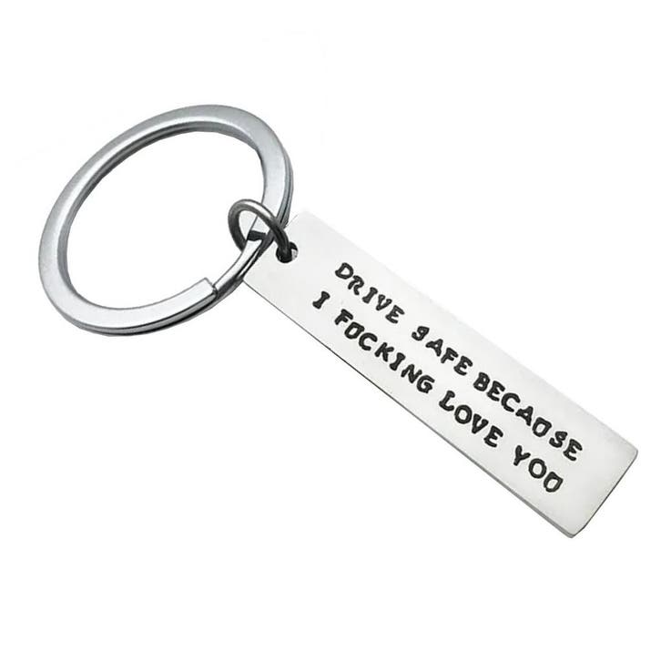 Fako Bijoux - Sleutelhanger Drive Safe Because I Fucking, Verzamelen, Sleutelhangers, Verzenden