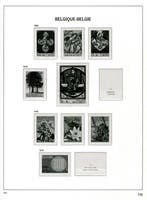België 1970/1984 - Accessoires: Davo LX album deel III met, Gestempeld