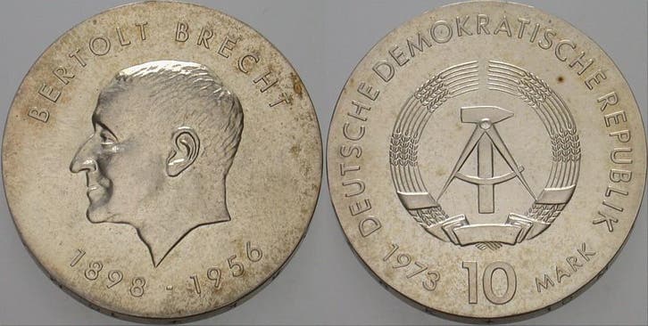 10 Mark 1973 A Gedenkmunten duitse Demokratische Republik, Postzegels en Munten, Munten | Europa | Niet-Euromunten, België, Verzenden