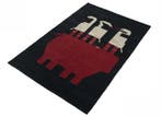 Handgeweven designer Kelim - verzamelobject - Kelim - 147 cm