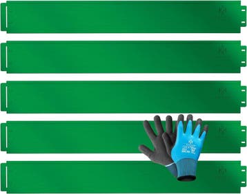 Gazonrand - Tuinrand - 5 m - 14 cm - Groen - KESSER®, Tuin en Terras, Verzenden, Nieuw