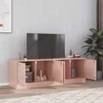 vidaXL Tv-meubelen 2 st 67x39x44 cm staal roze, Verzenden, Nieuw
