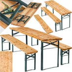 2dekans | tectake® - Biertafel met 2 banken - 8 personen -, Ophalen of Verzenden, Nieuw