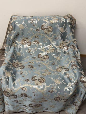 GCFabrics Exclusive – Lampasso Italiano Celeste Polvere con