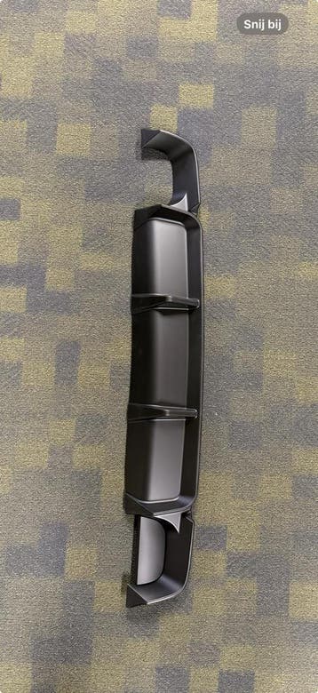 BMW E39 diffuser mat zwart – achterbumper Sedan (1996–2003), Nieuw, Achter, BMW, Bumper