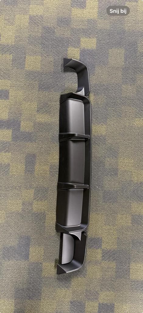 BMW E39 diffuser mat zwart – achterbumper Sedan (1996–2003), Auto-onderdelen, Carrosserie, Nieuw, BMW, Achter