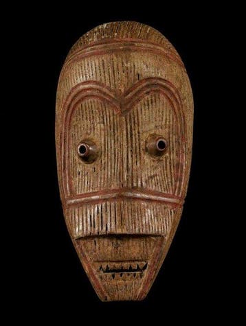masker - Metoko - DR Congo (Zonder minimumprijs), Antiek en Kunst