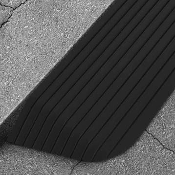 vidaXL Drempelhulp 110x32x3,8 cm rubber, Verzenden, Nieuw