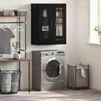 vidaXL Wandkast Zwart eiken 69.5 x 34 x 90 cm Bewerkt hout, Verzenden, Nieuw