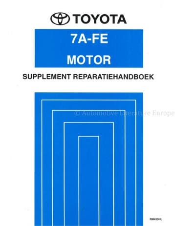 1995 TOYOTA CARINA E 7A-FE MOTOR (SUPPLEMENT)