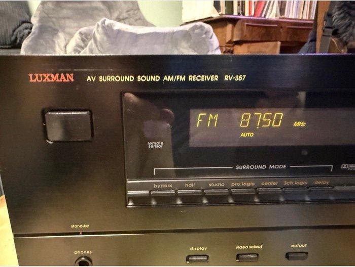 Luxman - RV 357 Solid state meerkanaals receiver, TV, Hi-fi & Vidéo, Radios