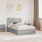 vidaXL Bedframe met lade met hoofdeinde met opslag Bewerkt, Huis en Inrichting, Slaapkamer | Bedden, Verzenden, Nieuw