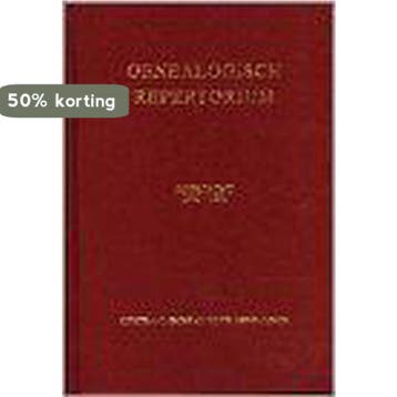 Genealogisch repertorium Jhr.Mr.Dr. E.A. van Beresteyn, Boeken, Verzenden, Zo goed als nieuw, A.J. van der Tang
