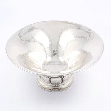 Art-Deco - Druivenschaal - Schaal - .830 zilver
