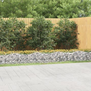 vidaXL Schanskorf gewelfd verhoogd 800x100x50 cm, Tuin en Terras, Bloempotten, Verzenden, Nieuw