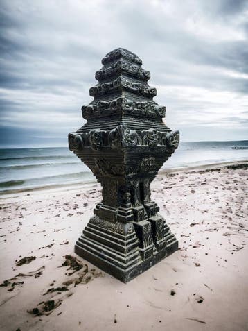 Pagode - Japanse lantaarn - tempel - winterhard! Exclusief, Tuin en Terras, Verzenden, Nieuw, Steen, Overige typen