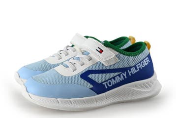 Tommy Hilfiger Sneakers Jongens in maat 32 Blauw, Kinderen en Baby's, Kinderkleding | Schoenen en Sokken, Verzenden, Jongen of Meisje