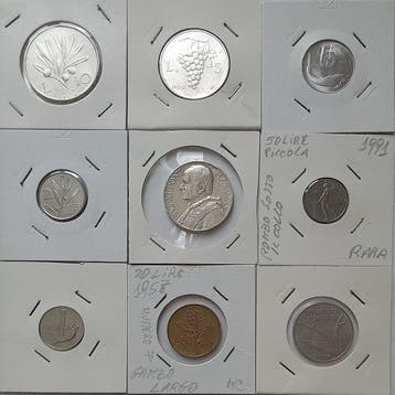 Italië, Republiek Lotto di oltre 2 kg di Monete Repubblica