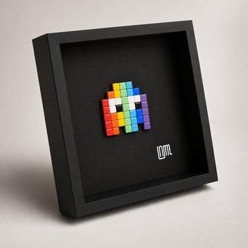 nLm - Sculpture, Pac-Man Rainbow (Ghost) • Mosaic • #1/50 -
