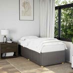 vidaXL Bedframe zonder matras 100x200 cm stof taupe, Verzenden, Nieuw