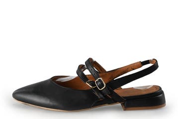 Manfield Ballerinas in maat 38 Zwart, Kleding | Dames, Verzenden, Zwart, Ballerina's, Zo goed als nieuw