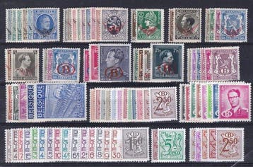 België 1870/1984 - Verzameling Spoor, Telegraaf, Telefoon,, Postzegels en Munten, Gestempeld