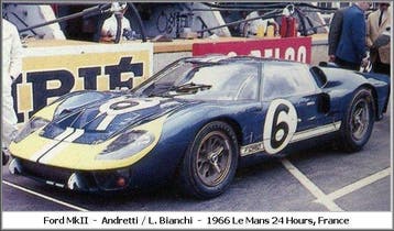 SHELBY COLLECTIBLES 1:18 - Model raceauto - FORD GT40 MKII