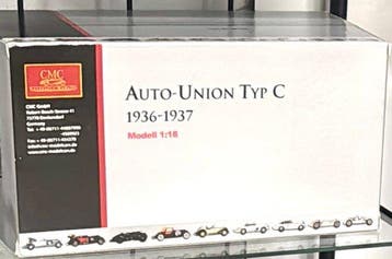 CMC 1:18 - Model raceauto - Auto-Union Typ C 1936-1937 -, Nieuw