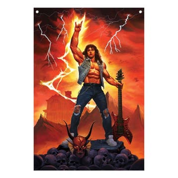 Stranger Things Wall Banner Eddie Munson 120 x 85 cm, Ophalen of Verzenden, Nieuw