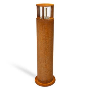 Tuinverlichting Modern Marina 60 Round Tuinlamp Corten, Overige materialen, Verzenden, Minder dan 50 watt, Staande lamp