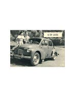 1950 RENAULT 4CV LUXE BROCHURE FRANS, Ophalen of Verzenden, Nieuw