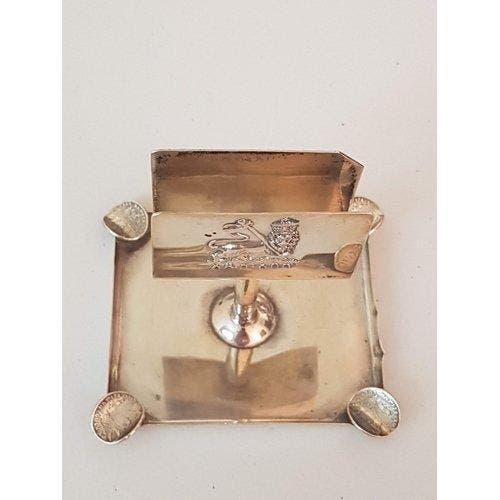 B.A. Sevadijan - Cendrier - Argent 830 - Porte-allumettes, Antiek en Kunst, Antiek | Zilver en Goud