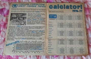 1976/77 Panini - 1 Compleet album - Good (GD), Nieuw