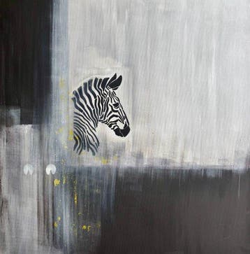 Luca Domiro - Roots of Rhythm (Zebra) - Large Original