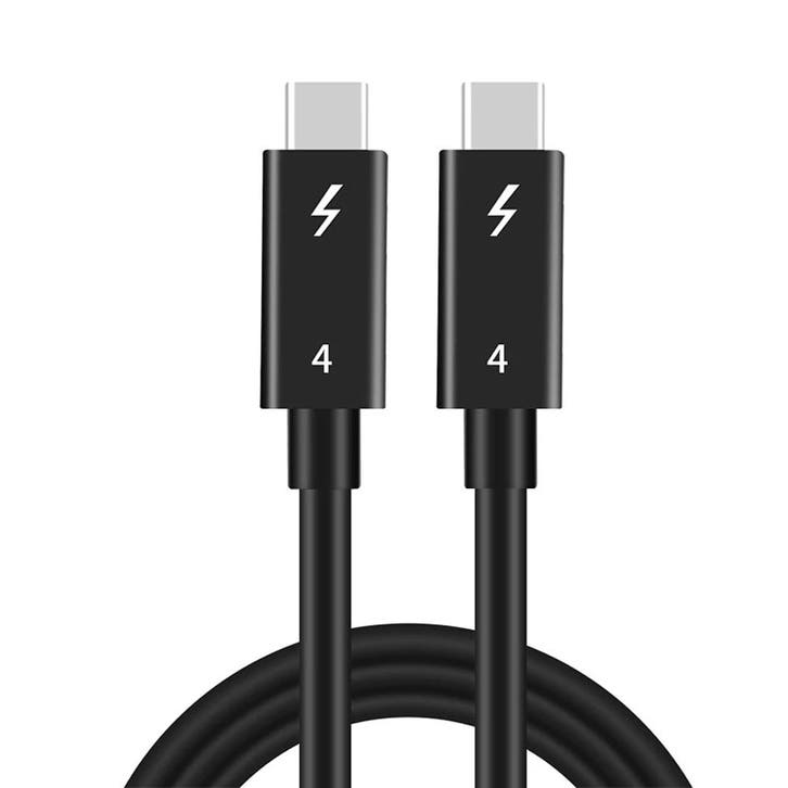 DrPhone T4 USB C naar USB C kabel - Thunderbolt 4 - 40 Gbps, Informatique & Logiciels, Pc & Câble réseau, Envoi