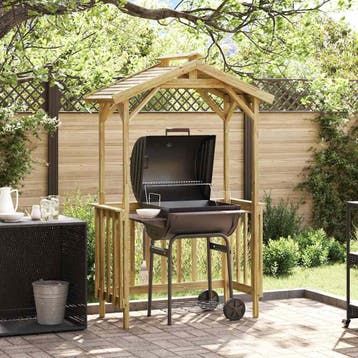 vidaXL Barbecue-overkapping 133,5 x 63 x 200 cm, Verzenden