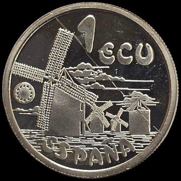 Spanje. 1 Ecu 1994. Quijote (Zonder minimumprijs)